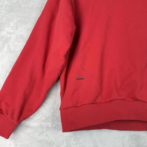 Pangaia Red Organic Cotton Hoodie Minimalist Mens XS Fleece Recycled Designer - Picture 9 of 9